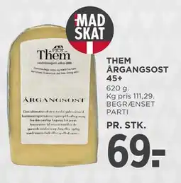 MENY THEM ÅRGANGSOST 45+, DKK 69 tilbud