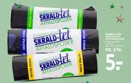 MENY SNØRELUKKE SKRALD-LET AFFALDSPOSER, DKK 5 tilbud