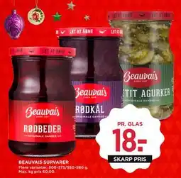 MENY BEAUVAIS SURVARER, DKK 18 tilbud