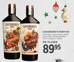 MENY COCKBURN’S PORTVIN, DKK 89.95 tilbud