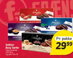 Fakta Tyskland Anthon Berg Tærter tilbud