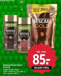 MENY NESCAFÉ INSTANT KAFFE, DKK 85 tilbud