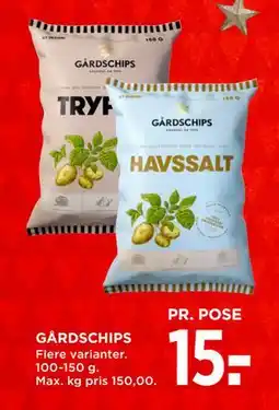 MENY GÅRDSCHIPS, DKK 15 tilbud