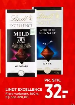 MENY LINDT EXCELLENCE, DKK 32 tilbud