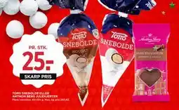 MENY TOMS SNEBOLDE ELLER ANTHON BERG JULEHJERTER, DKK 25 tilbud