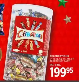 MENY CELEBRATIONS, DKK 199.95 tilbud