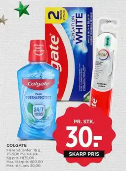 MENY COLGATE, DKK 30 tilbud