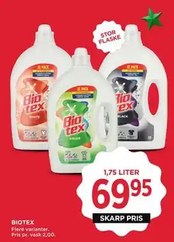 MENY BIOTEX, DKK 69.95 tilbud