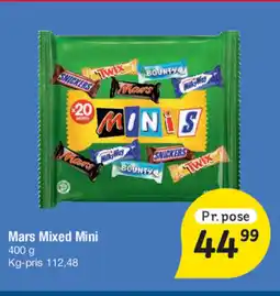 Fakta Tyskland Mars Mixed Mini tilbud