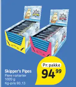 Fakta Tyskland Skipper's Pipes tilbud