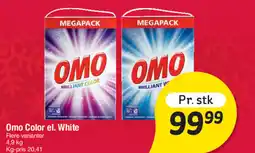 Fakta Tyskland Omo Color el. White tilbud