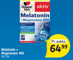 Fakta Tyskland Melatonin + Magnesium 400 30 Tbl. tilbud