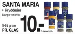 ABC Lavpris SANTA MARIA Krydderier tilbud