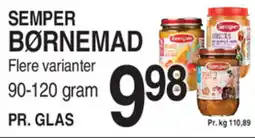 ABC Lavpris SEMPER Børnemad tilbud