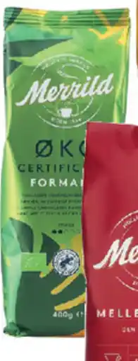 ABC Lavpris MERRILD KAFFE Økologisk tilbud