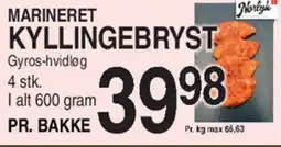 ABC Lavpris Marineret kyllingebryst tilbud