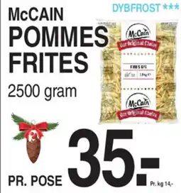 ABC Lavpris MCCAIN Pommes frites tilbud