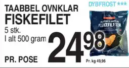 ABC Lavpris Taabbel ovnklar fiskefilet tilbud