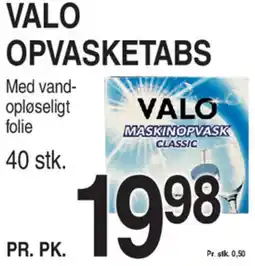 ABC Lavpris VALO Opvasketabs tilbud