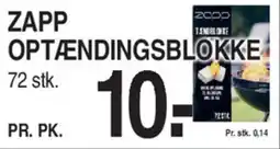 ABC Lavpris ZAPP Optændingsblokke tilbud