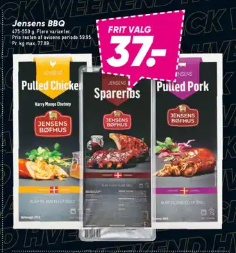 Bilka Jensens BBQ tilbud