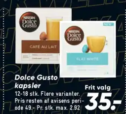 Bilka Dolce Gusto kapsler tilbud