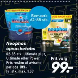 Bilka Neophos opvasketabs tilbud