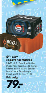 Bilka Øl- eller sodavandsmarked tilbud