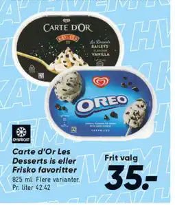 Bilka Carte d'Or Les Desserts is eller Frisko favoritter tilbud