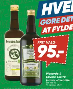 Bilka Piccardo & Savoré ekstra jomfru olivenolie tilbud