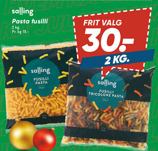 Bilka Salling Pasta fusilli tilbud