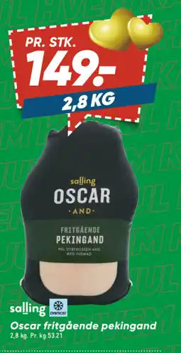 Bilka Salling Oscar fritgående pekingand tilbud