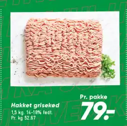 Bilka Hakket grisekød tilbud