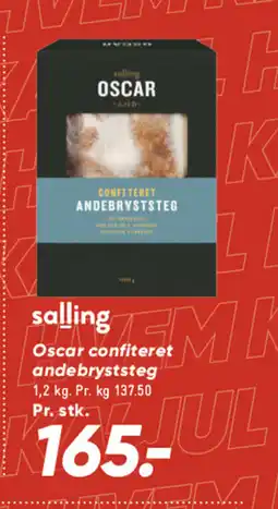 Bilka Salling Oscar confiteret andebryststeg tilbud