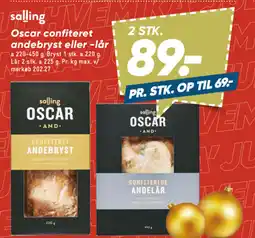 Bilka Salling Oscar confiteret andebryst eller-lår tilbud