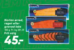 Bilka Norlax ørred, røget eller gravad laks tilbud