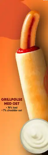 Bilka Grillpølse med ost tilbud