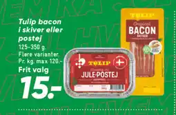 Bilka Tulip bacon i skiver eller postej tilbud