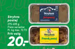 Bilka Stryhns postej tilbud