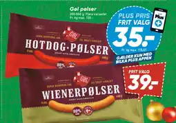 Bilka Gøl pølser tilbud