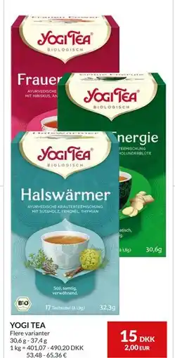 Nielsen's Discount YOGI TEA, DKK 15 tilbud