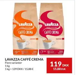 Nielsen's Discount LAVAZZA CAFFÉ CREMA, DKK 119 tilbud