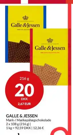 Nielsen's Discount GALLE & JESSEN., DKK 20 tilbud