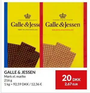 GALLE & JESSEN, DKK 20