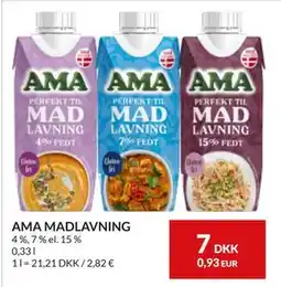 Nielsen's Discount AMA MADLAVNING, DKK 7 tilbud