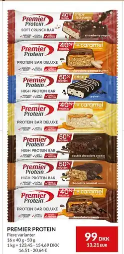 Nielsen's Discount PREMIER PROTEIN, DKK 99 tilbud