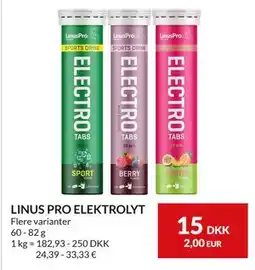Nielsen's Discount LINUS PRO ELEKTROLYT, DKK 15 tilbud