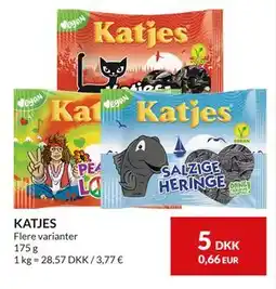 Nielsen's Discount KATJES, DKK 5 tilbud