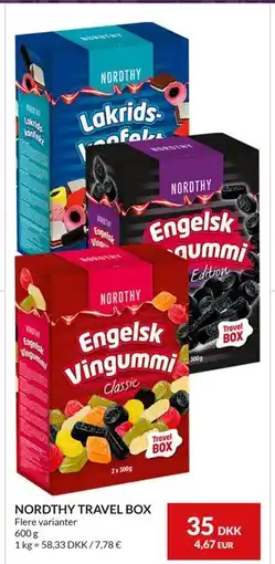 Nielsen's Discount NORDTHY TRAVEL BOX, DKK 35 tilbud