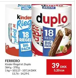 Nielsen's Discount FERRERO, DKK 39 tilbud
